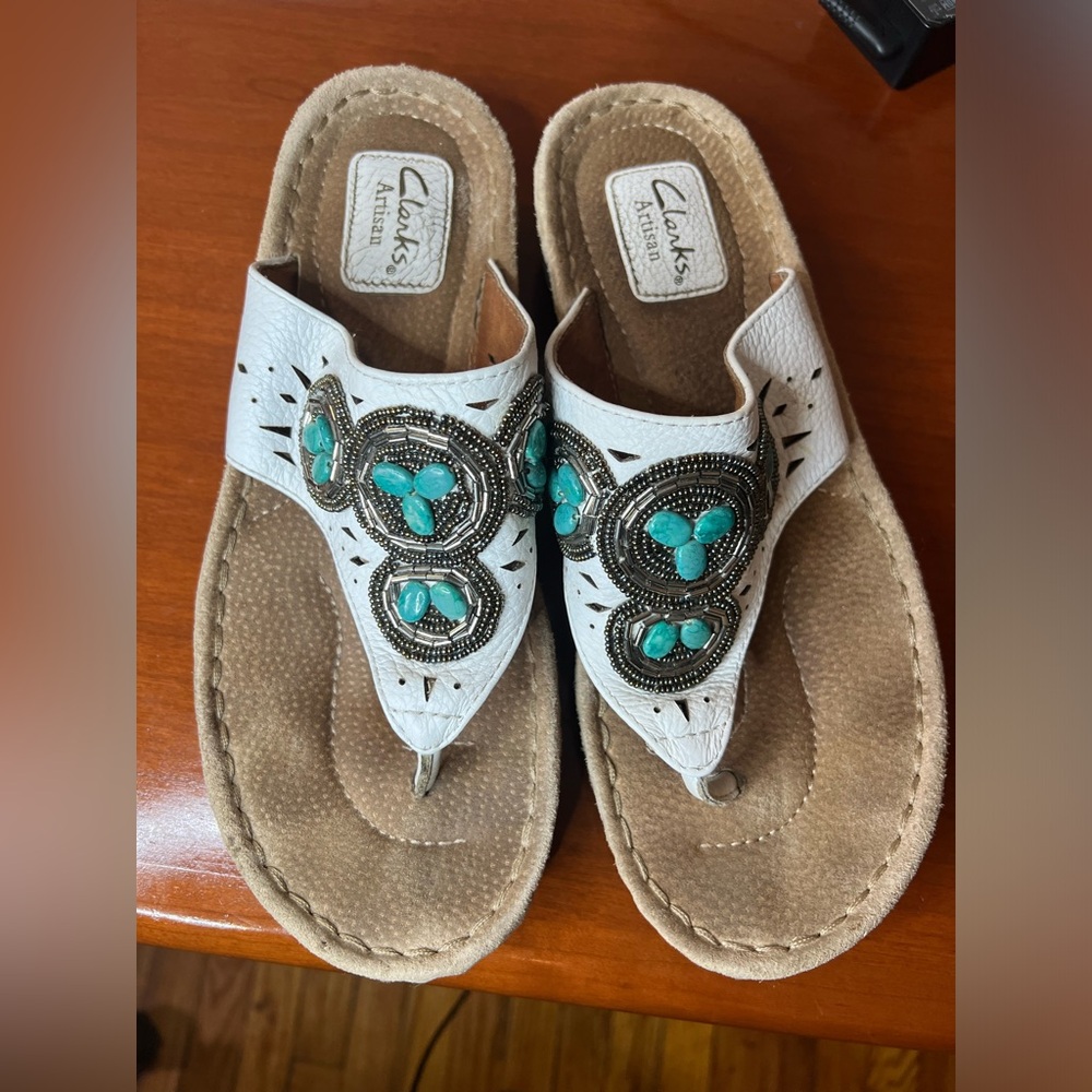 CLARKS ARTISAN Leather Sandals